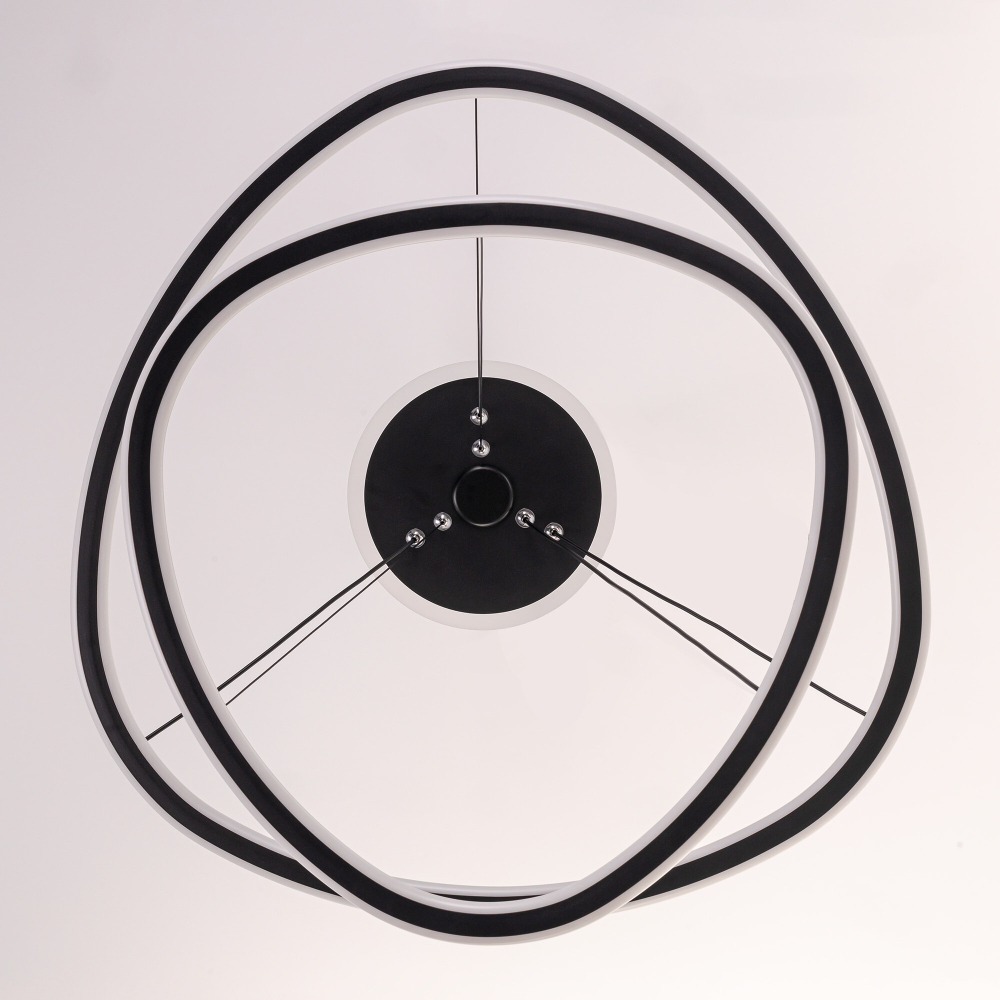 Citilux ТRIO CL215B061E LED Люстра подвесная с пультом Чёрная