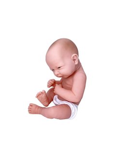 Кукла BERENGUER виниловая 36см Newborn с кроваткой (18578)