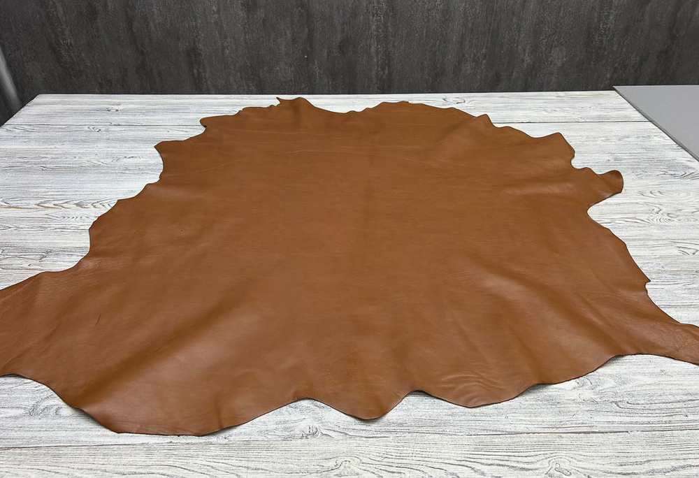 Piuma Tan (0,9-1,1 мм), цв. Коричневый, натуральная кожа