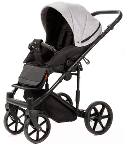 Детская коляска Adamex Locco Light 2 в 1 LL-TK01 TIP (СВЕТЛО-СЕРЫЙ)
