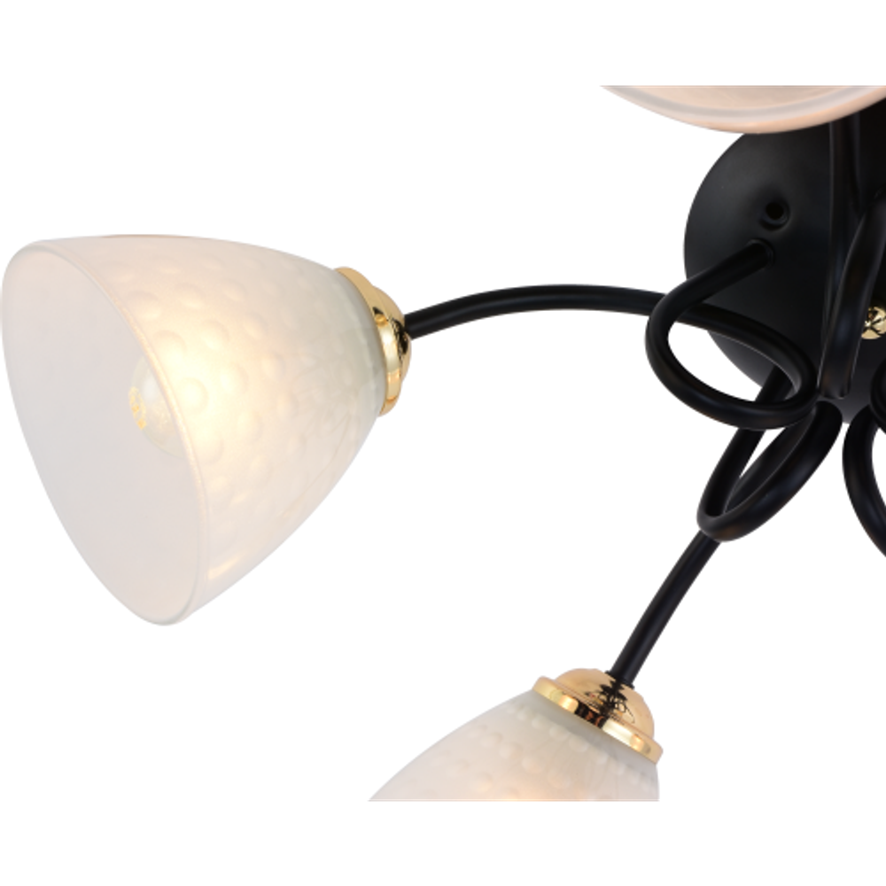 Люстра Rivoli Luiza 9140-305 5 х Е27 60 Вт модерн | Rivoli