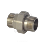 Соединитель латунь никель американка Ду 20 (3/4") прямой НР/НР SantechSystems