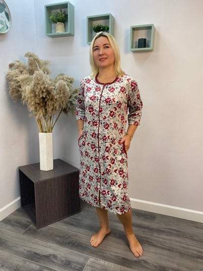 Халат женский "Адриана В.П" молния (18)