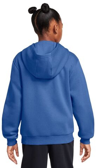 Кофта для девочки теннисная Nike Kids Club Fleece Full-Zip - comet blue/white