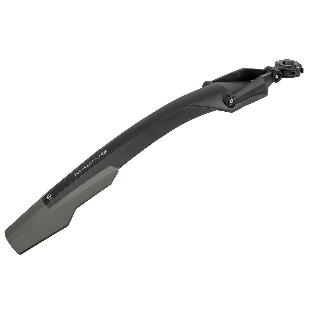 Крыло 5-385089 пластик. 26"-29" Mud Max R III заднее б/сьемное, 105мм, на подседельный штырь Ø24-36мм, черное M-WAVE