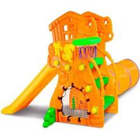 Горка "Дом-Дерево" с тоннелем 9-0154