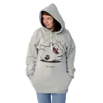 Худи Plushedelica Радостный кот Серый