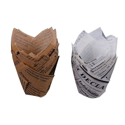 Форма бумажная «Тюльпан», 5х8 см (крафт газета, 200 штук)