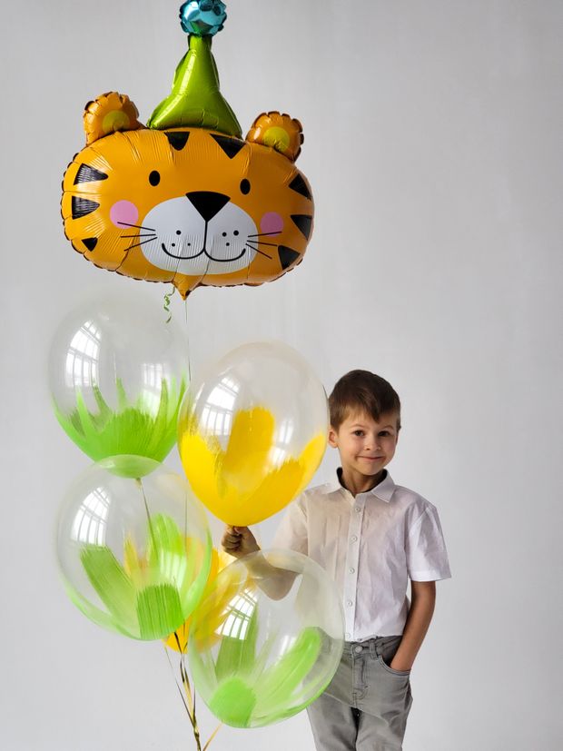 "Полосатые лапки" (набор из 6 шаров) №2199