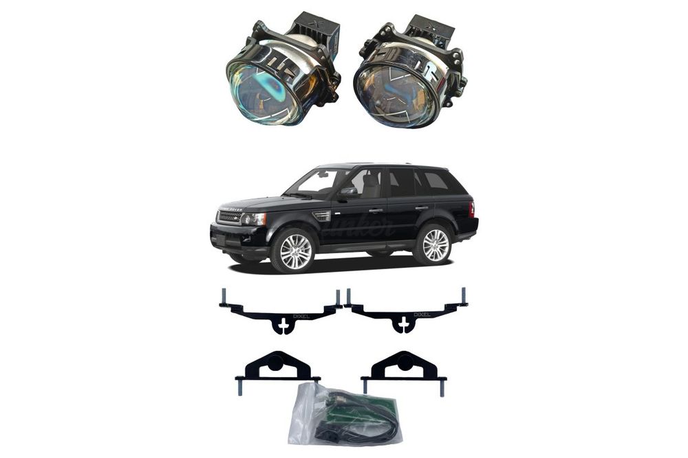 Комплект для замены штатных линз Valeo 2 c AFS Range Rover Sport I рестайлинг 2009-2013