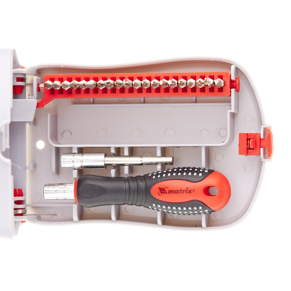 ОТВЕРТКА MATRIX Д/ТОЧНЫХ РАБОТ С НАСАДКАМИ FUSION 22ПР 11584