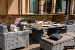 MOKKA BELLA диван 3-х местный, серый