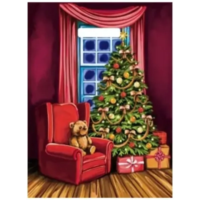 Пакет ПЭ с вырубной ручкой 31х40см (60) (Чудеса) НГ, глянцевый Артпласт (х50/1000)