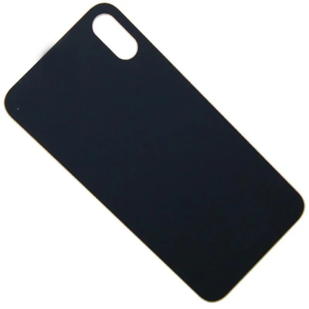 Задняя крышка для Apple iPhone Xs Золото (широкий вырез под камеру) - Премиум