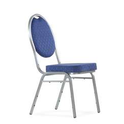 Стул Barneo S-7 банкетный каркас серый, синяя ткань