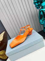 Prada Satin Slingback Pumps