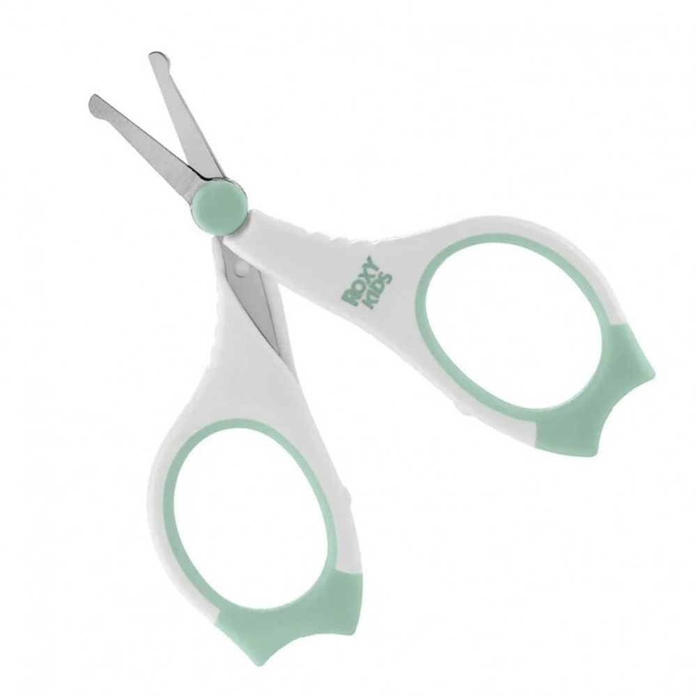 Маникюрные ножницы для новорожденных ROXY-KIDS (голубой) Арт.RPS-002