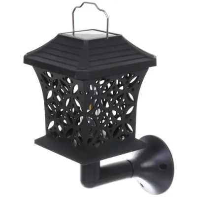 Фонарь садовый «Вечер» 12*12*13,5 см (h=60 см) на солнечной батарее (универсальный), Теплый белый