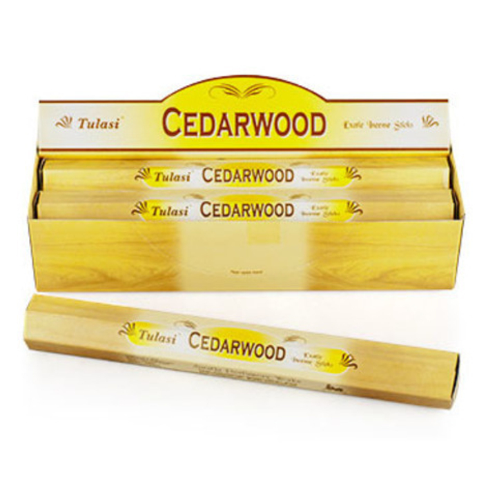 Tulasi Cedarwood шестигранник Благовоние Кедр