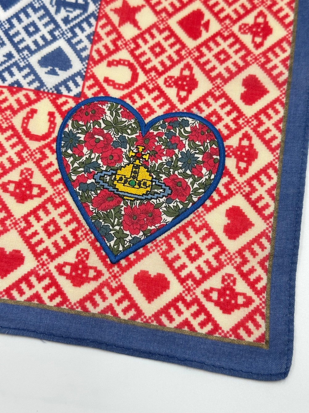 Платок красно-синий Vivienne Westwood