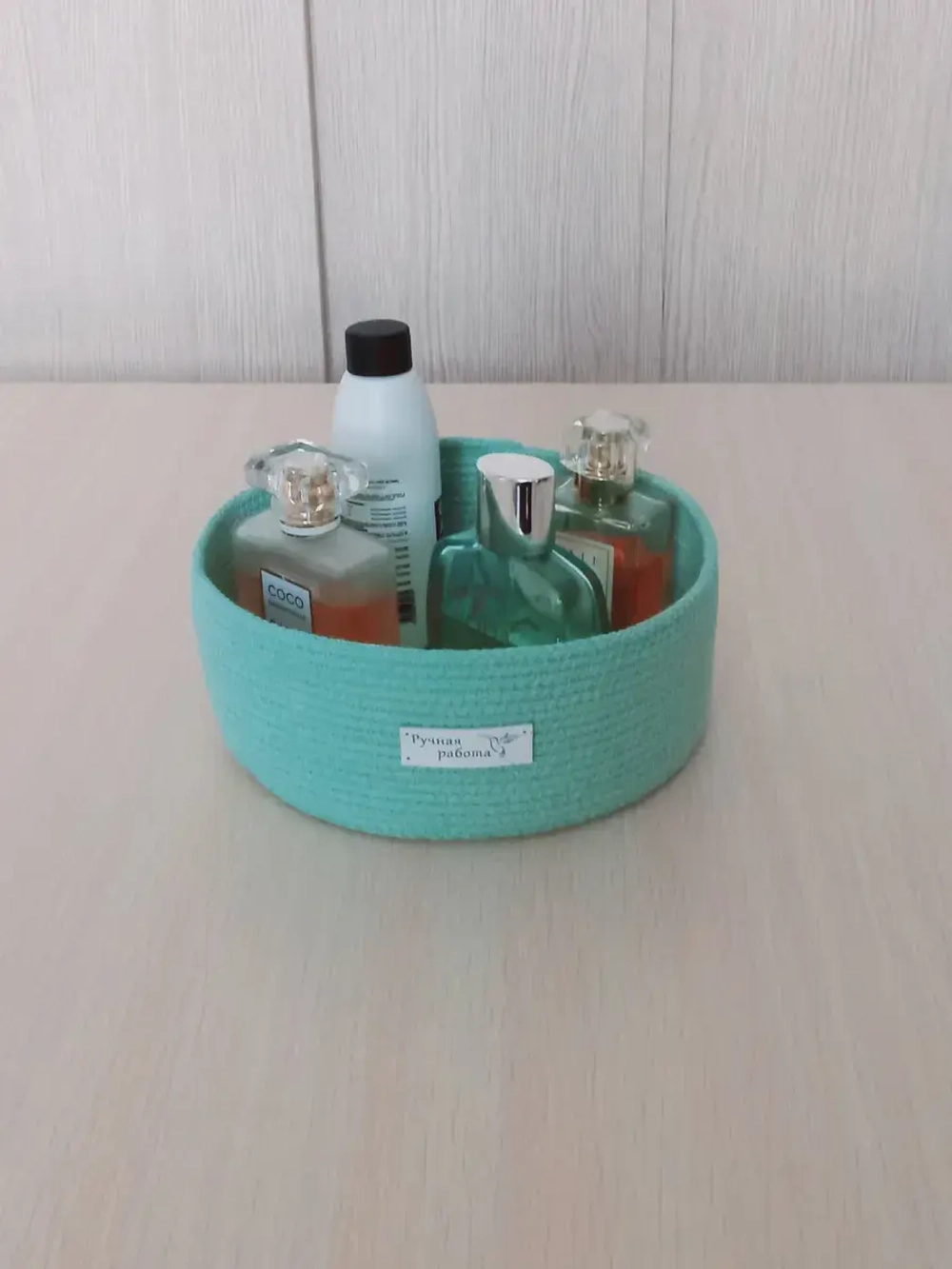 Корзина для хранения плетеная