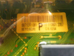 F1058ND кт5 Электронный модуль для стиральной машины LG 6871ER1081P б/у