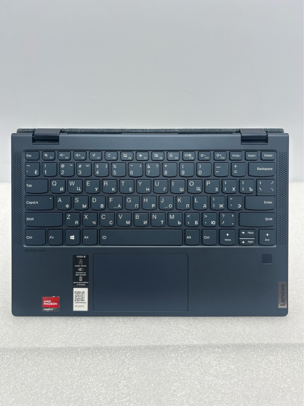 Ноутбук-трансформер Lenovo Yoga 6 13ARE05 (82FN005KRU) 13.3"/AMD Ryzen 7 4700U/RAM 16 GB/SSD 1024 GB/AMD Radeon/1920*1080 (Touch)/IPS/Windows 10 /Подсветка кл-ры: LED/синий. Состояние: C1