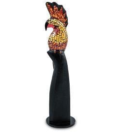 Decor and Gift 23-030-02 Н-р статуэток из трех «Какаду» дерево+стекл.мозаика (50,40,30 см)