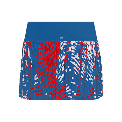 Женская теннисная юбка BIDI BADU Lowey Tech Plissee Skirt Women - Blue, White