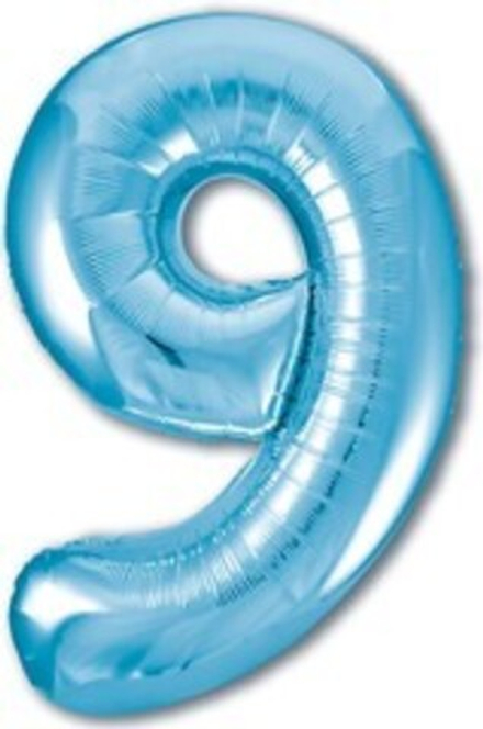 Р Цифра 9 Slim Голубой (40''/102 см)