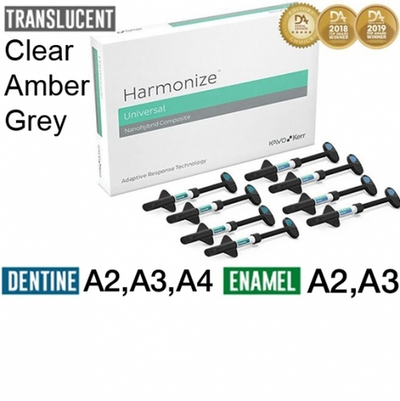 Harmonize Набор Advanced Kit Syringe 8шпр. (э.А2,А3,д.А2,А3,А4, прозрачный, прозрачный янтарный, прозрачный серый)