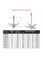 Якорь-кошка 3.5 кг, складной, оцинкованный модель В