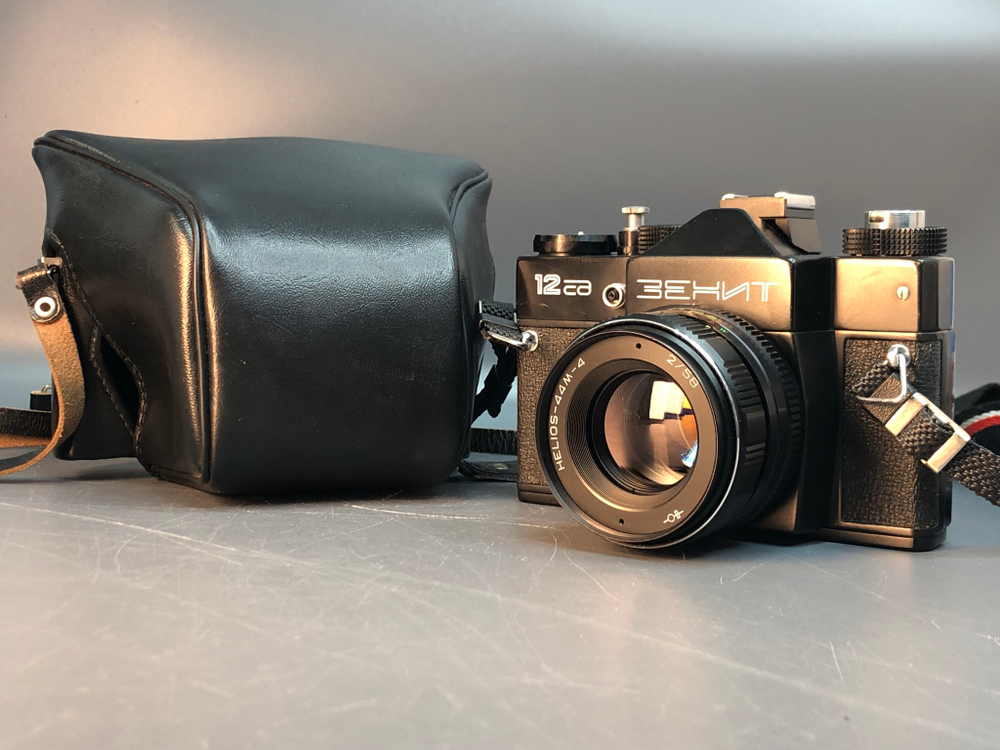 Зенит 12 СД + Helios 44M-4