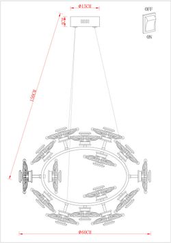 Подвесная люстра Arte Lamp