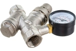 Редуктор давления с фильтром и манометром (2-5 бар; 1/2") Valtec VT.082.N.04