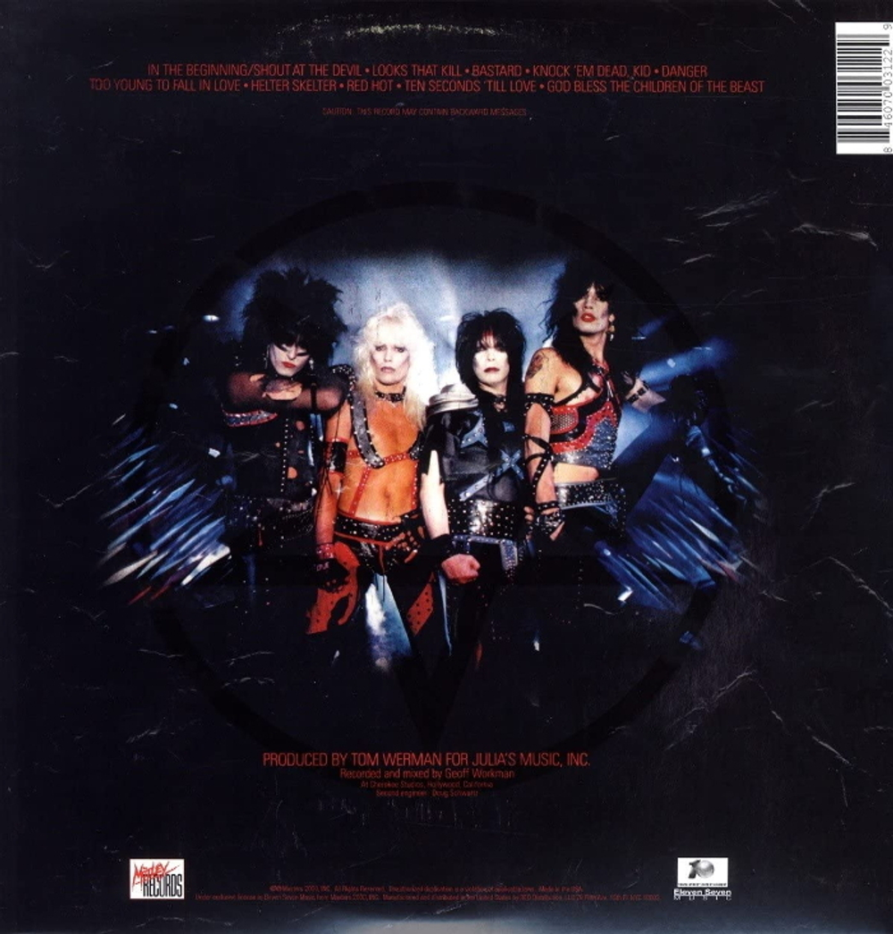Motley Crue / Shout At The Devil (Coloured Vinyl)(LP)