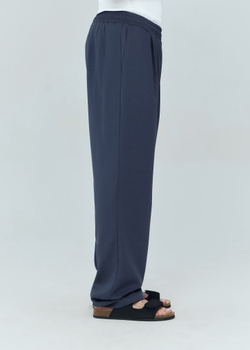 Брюки широкие легкие | grey-violet