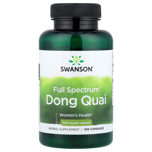 Swanson, Full Spectrum®, дудник китайский, 530 мг, 100 капсул