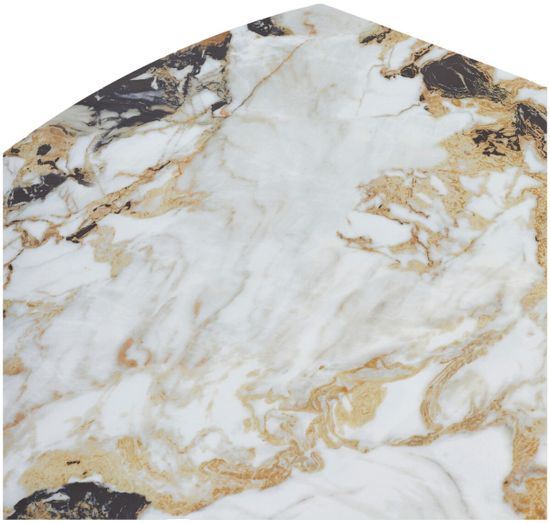 Стол TERAMO 135 GLOSS GRAND JADE SOLID CERAMIC, керамика, поворотн.механизм / Бронзовый