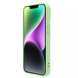 Накладка Nillkin Magnetic Silky Silicone Case для iPhone 15 Plus