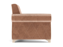 Кресло для отдыха Порто М велюр тенерифе хумус/крем