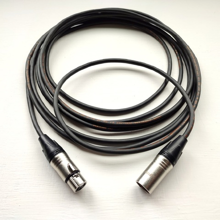 M102-005 Кабель Симфония ПРО микрофонный экранированный 1XLR-1XLR сечением 2х0.2мм2. Длина 5м (1шт.)