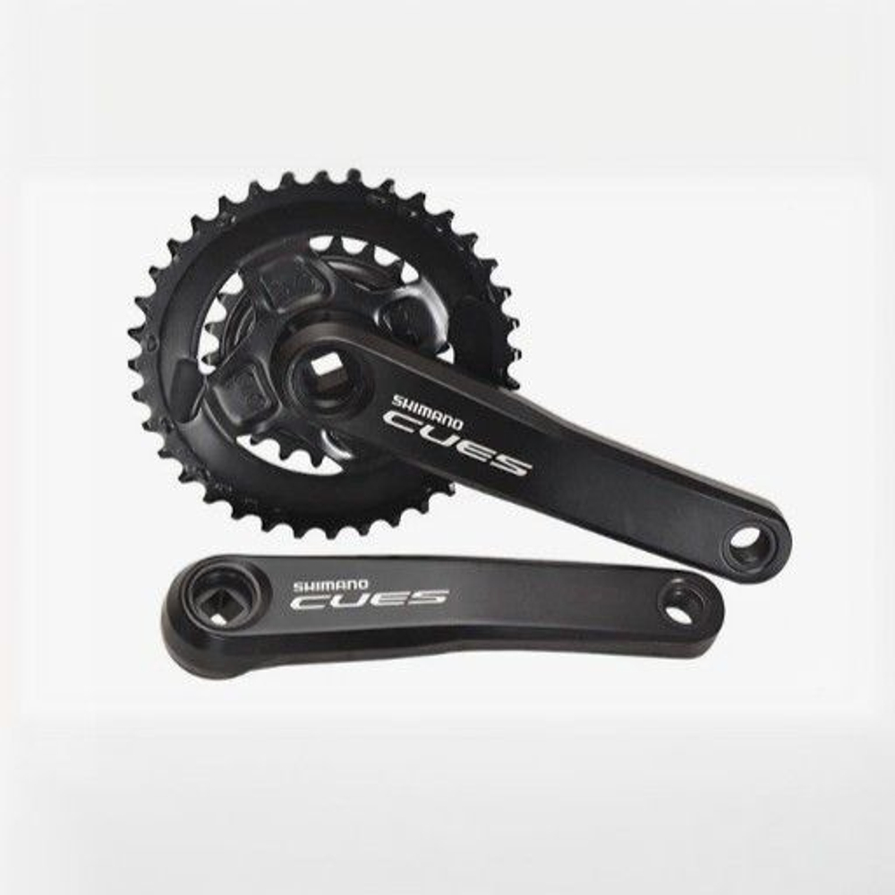 Шатуны SHIMANO CUES U4000-2, 36-22, под квадрат, без защитой, 170мм