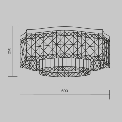 Потолочный светильник Maytoni DIA005CL-10G