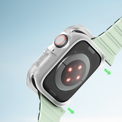 Чехол-бампер прозрачный от Dux Ducis для часов Apple Watch 45мм для моделей 7, 8 и 9, серия Tamo Series Case