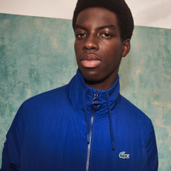 Мужская теннисная кофта Lacoste Men's Sport Novak Djokovic Lightweight Zip Jacket - blue