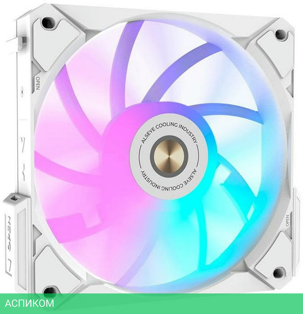 Кулер для корпуса Alseye i12W White