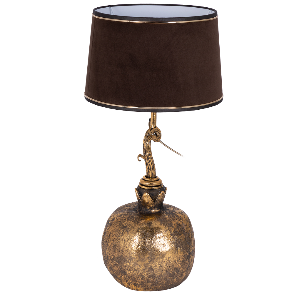 Настольная лампа Гранат Бронза Конфети Шоколад