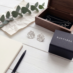 Мятые серьги "Концепт"