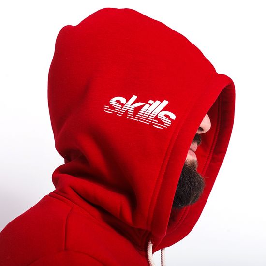 Толстовка SKILLS Stripeshead Бордовый